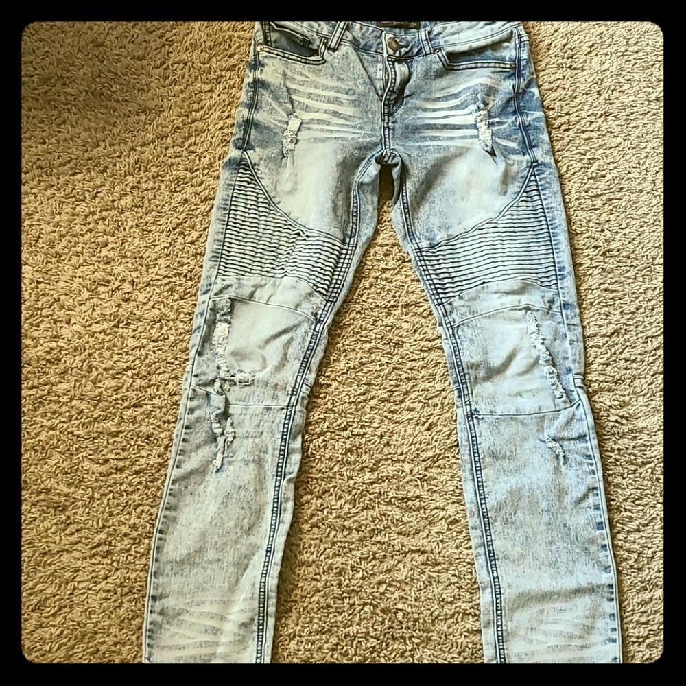 Low rise skinny flex